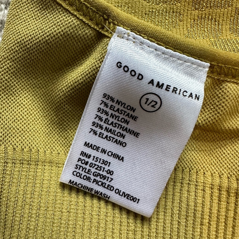 Good American Gold SHINE CROSSBACK BRALETTE - Picture 5 of 7